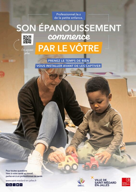 Affiche métiers de la Petite Enfance