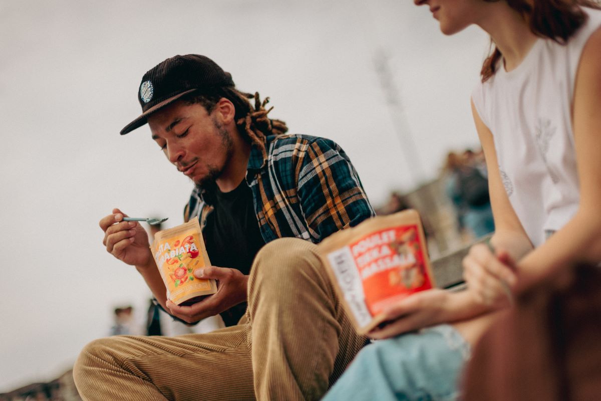 repas lyophilisés jeunes urbains Voyager Street Food