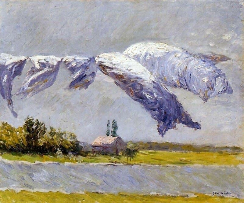 Gustave CAILLEBOTTE Linge séchant Petit-Gennevilliers